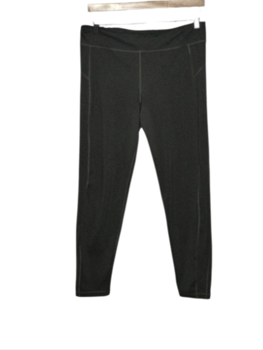 Live Love Dream Dark Green Cropped Leggings